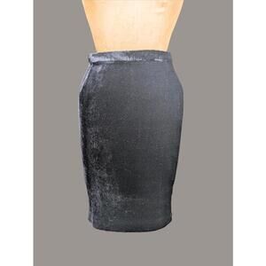 1990's karl lagerfeld velvet skirt